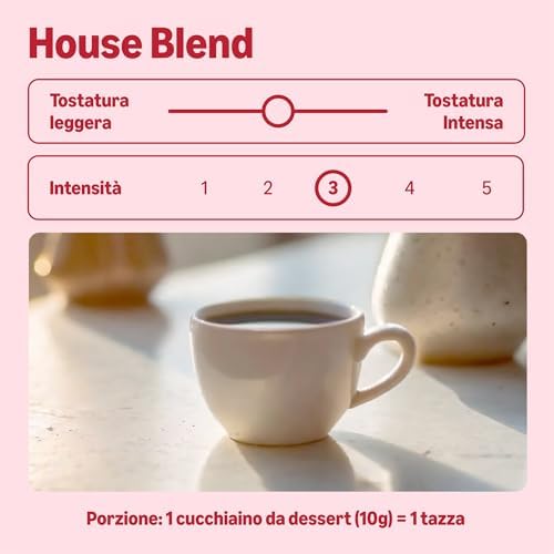 Amazon Ground Coffee, Medium Roast - Rainforest Alliance Certificata per Uomini e Donne per Colazione e Pranzo 500g (6 P