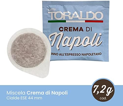  Toraldo Napoli EESE Cream Blend Pods per Caffè (per Macchinetta a Capsule, 44 mm, 150 Unità)
| Toraldo Napoli EESE Crea