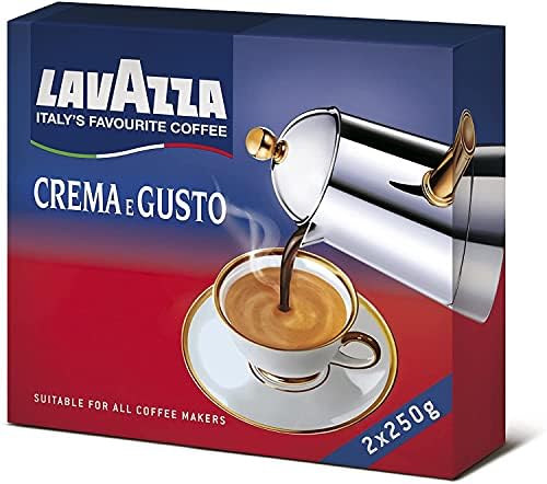  Lavazza Caffè Crema E Gusto Milled 4 x 250 g per Macchinette di Mocha
| Lavazza Caffè Crema E Gusto Milled 4 Pack 4 x 2