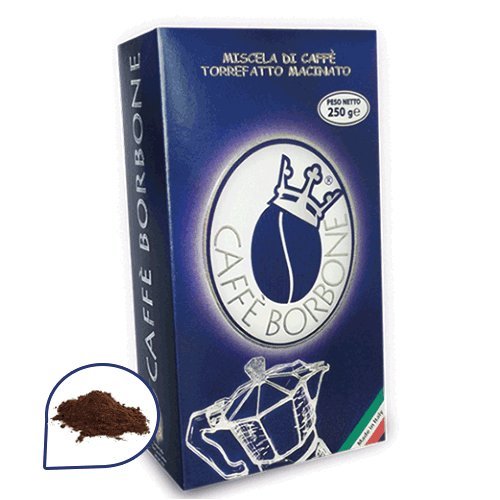  Caffè Borbone Ground Blue Blend 6 kg Per Casalinghi Di Todo Il Mondo
| Caffè Borbone Blue Blend 24 Pacchetti Da 250 Gra