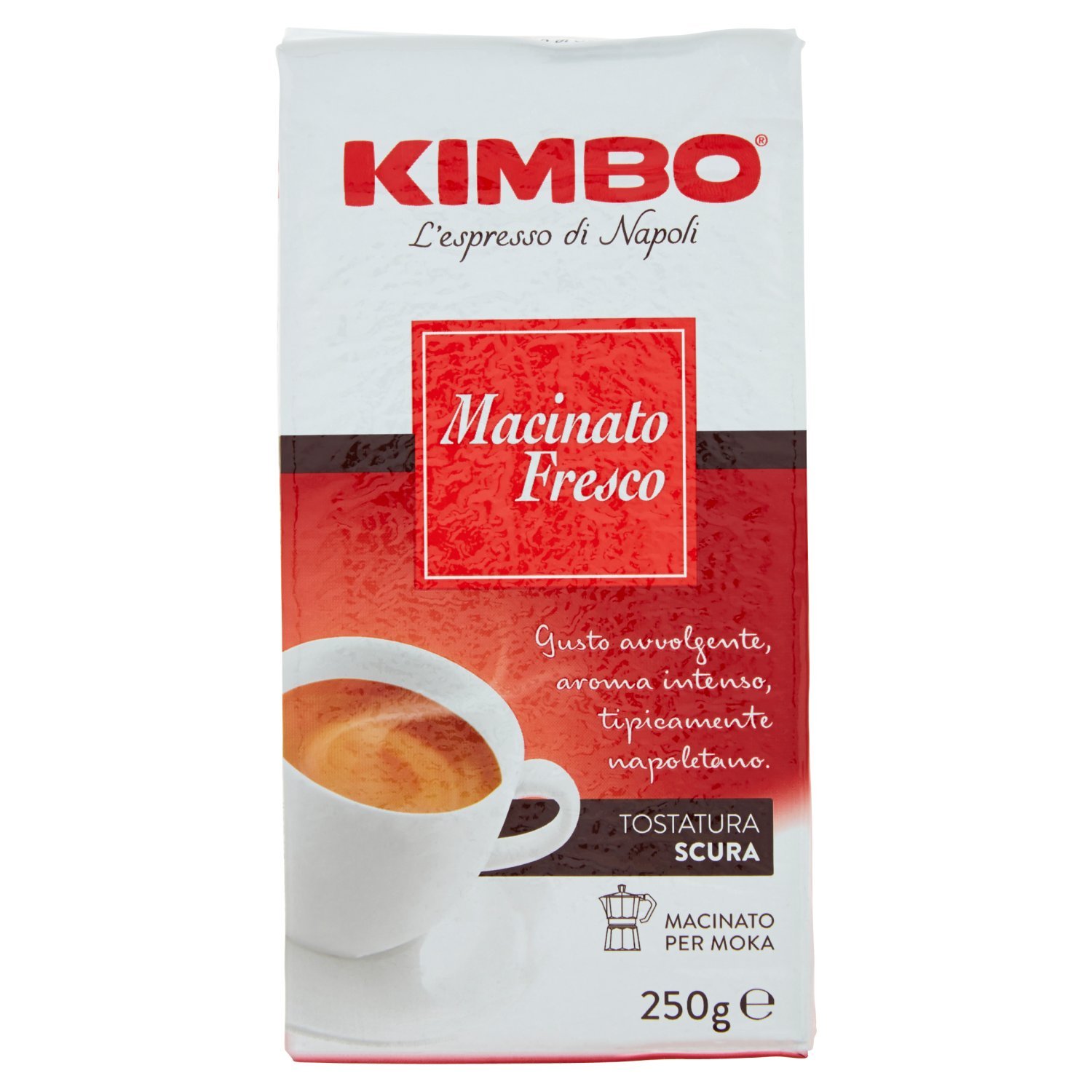  Kimbo Fresco Misto Napoletano, torrefazione media, 10 pacchi di 250 g
| Torrefazione fresca di Kimbo, Napoletano Medio,